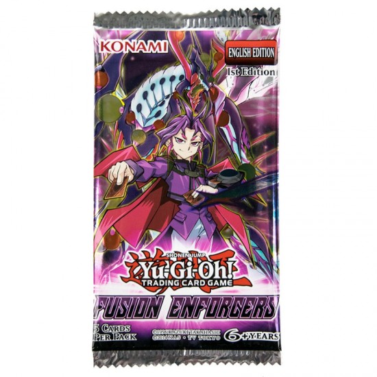 Yu Gi Oh Fusion Enforcers St Edition Card Booster Pack